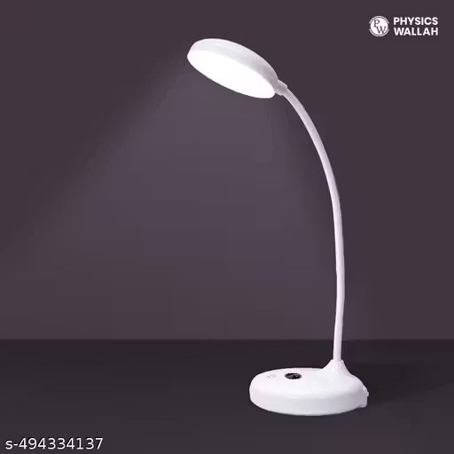 Physics Wallah Table study Lamp for students | Rechargeable LED Desk Lamp for Reading & Night Study & office room - 015
