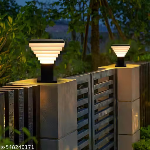 Premium Unique Outdoor Gate Light For Garden , Pillar , Pole Etc Pack Of 2 (WITHOUT BULB)