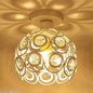 Modern Mini Chandelier Lamp, Crystal Ceiling Light, Semi-Flush Mount Corridor Lights Lamp for Bedroom White
