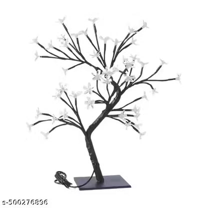 Silicone Flower LED Cherry Twig Tree Lights Light Up Blossom Christmas Tree Table Lamp Decoration