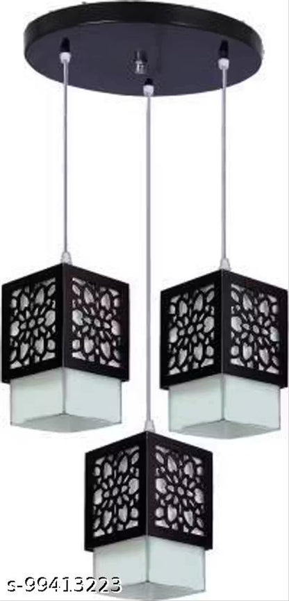 Wooden Thali Lamp Style Lamp Creative Wood Pendant Light Lamp suitable for Living Room,Foyer,Bedroom,Hallway Pendants Ceiling Lamp