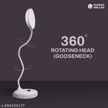 Physics Wallah Table study Lamp for students | Rechargeable LED Desk Lamp for Reading & Night Study & office room - 015