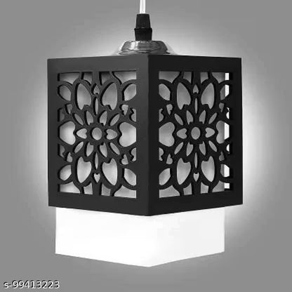 Wooden Thali Lamp Style Lamp Creative Wood Pendant Light Lamp suitable for Living Room,Foyer,Bedroom,Hallway Pendants Ceiling Lamp