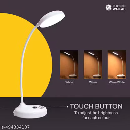 Physics Wallah Table study Lamp for students | Rechargeable LED Desk Lamp for Reading & Night Study & office room - 015